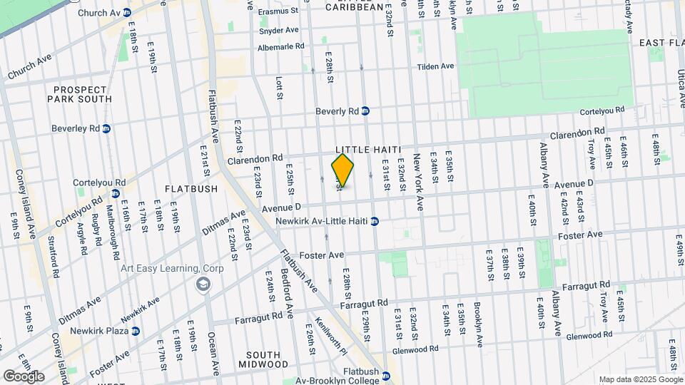 375 E 28th St Map and Location Details