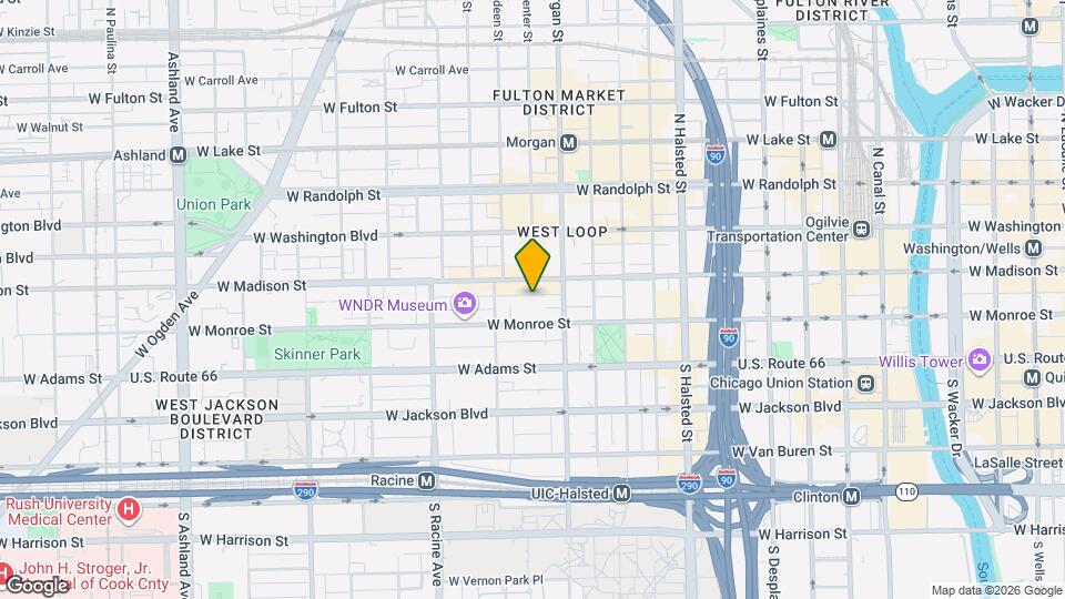 1029 W Rundell Pl Mapa y Detalles de la Ubicación