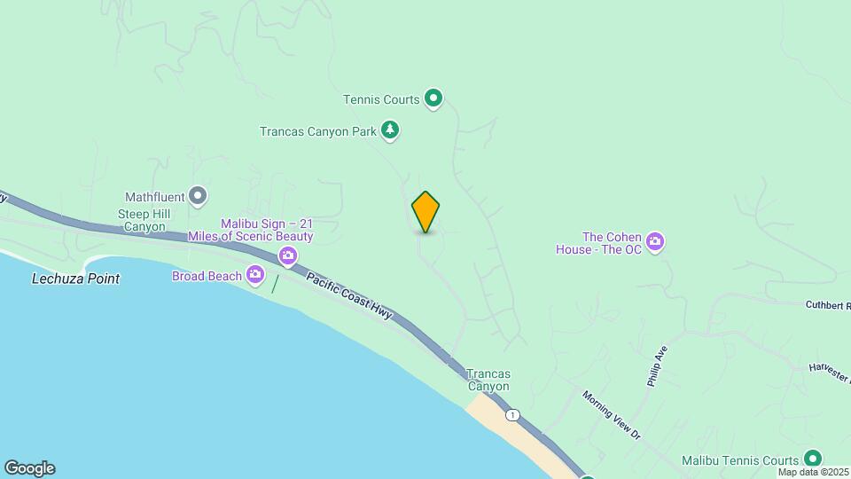 6236 Trancas Canyon Rd Map and Location Details