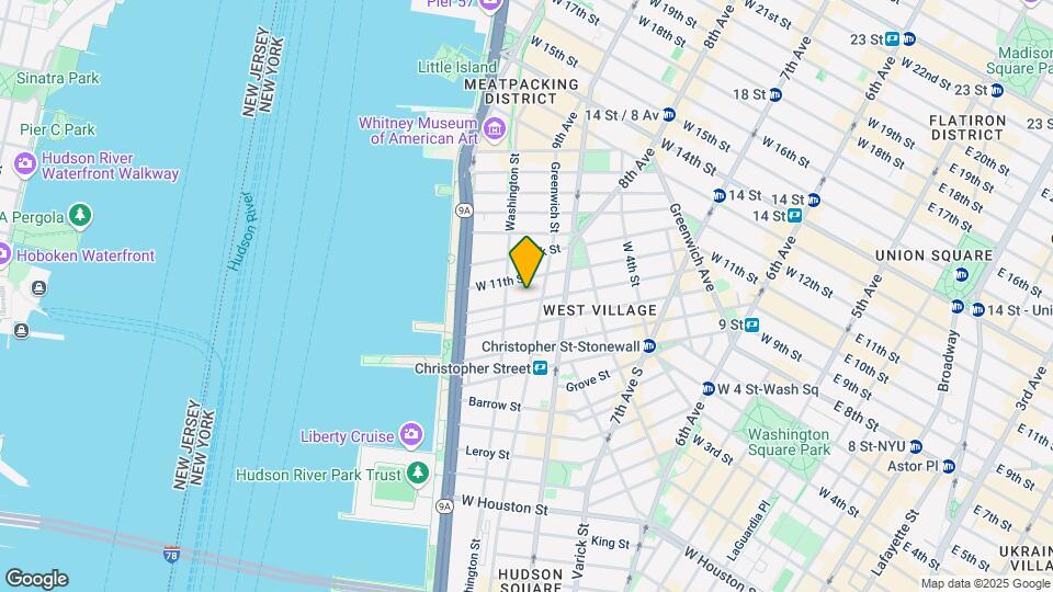 131 Perry St Map and Location Details