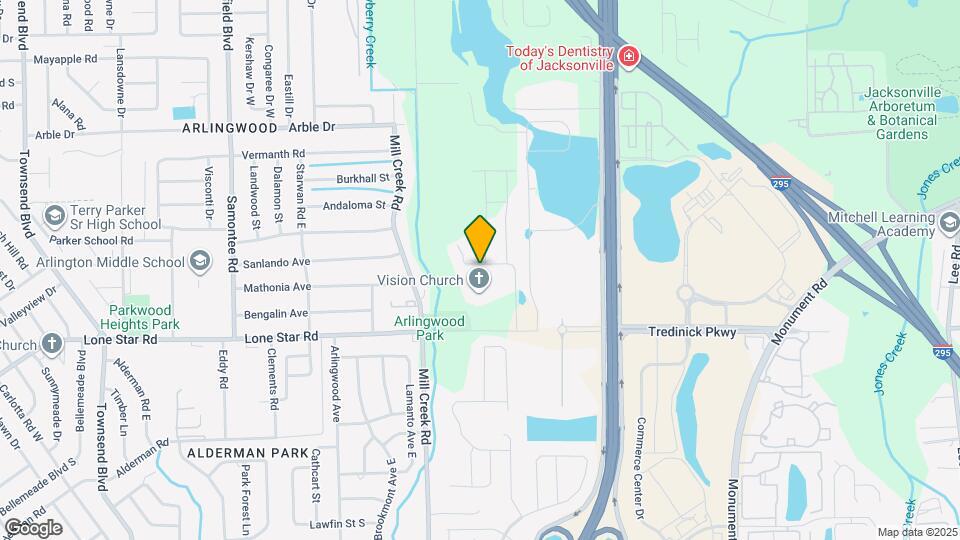 1640 Enclave Rd Map and Location Details