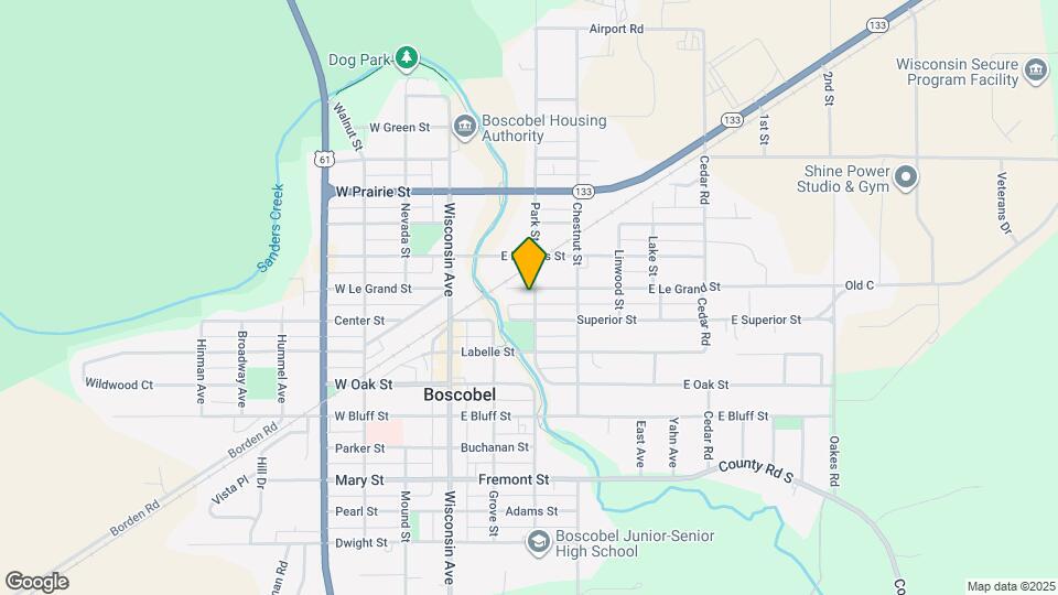 702 Park St Map and Location Details