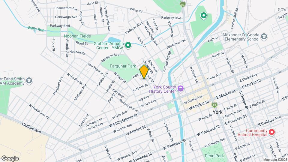 322 N Newberry St Map and Location Details