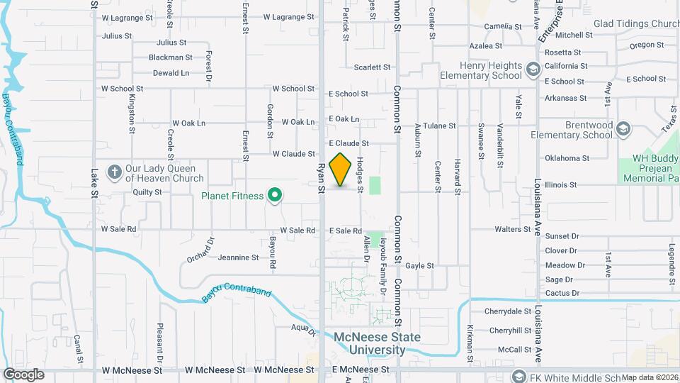 400 Churchill St Map and Location Details