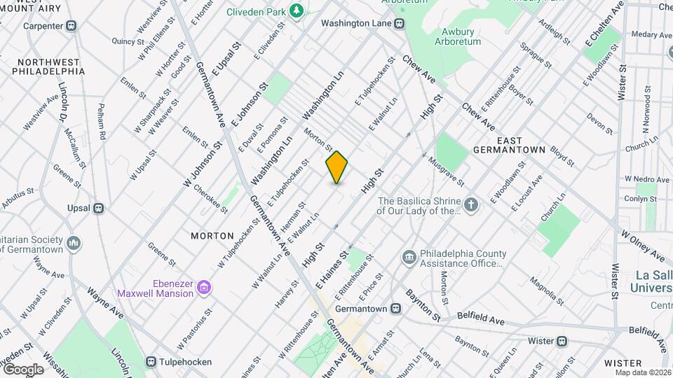 215 W Walnut Ln Map and Location Details