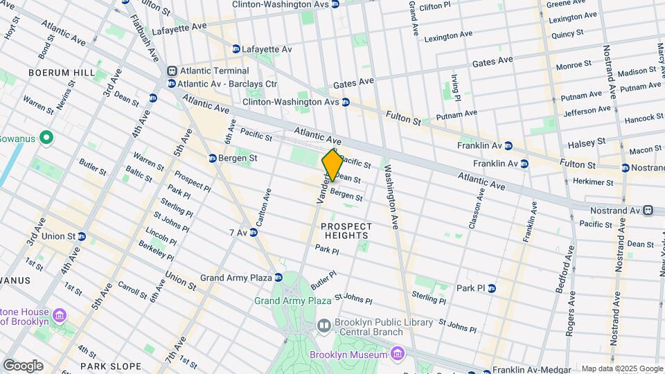 651 Bergen St Mapa y Detalles de la Ubicación