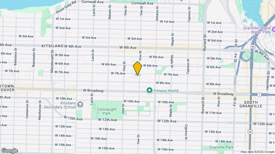 2220 W 7th Ave Map and Location Details