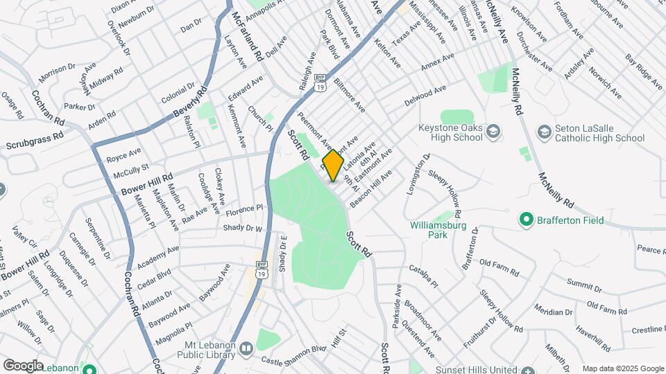 3339 Latonia Ave Map and Location Details