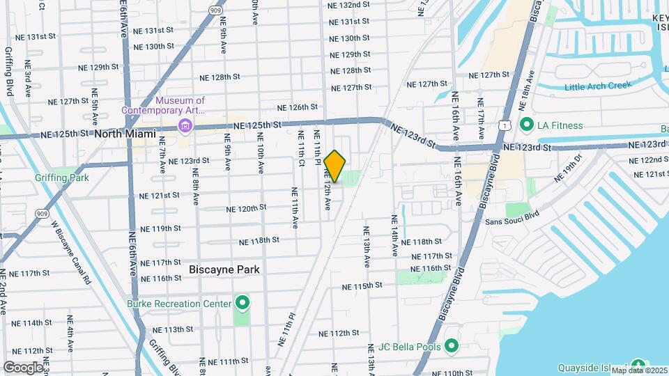 1212 NE 121st St Map and Location Details