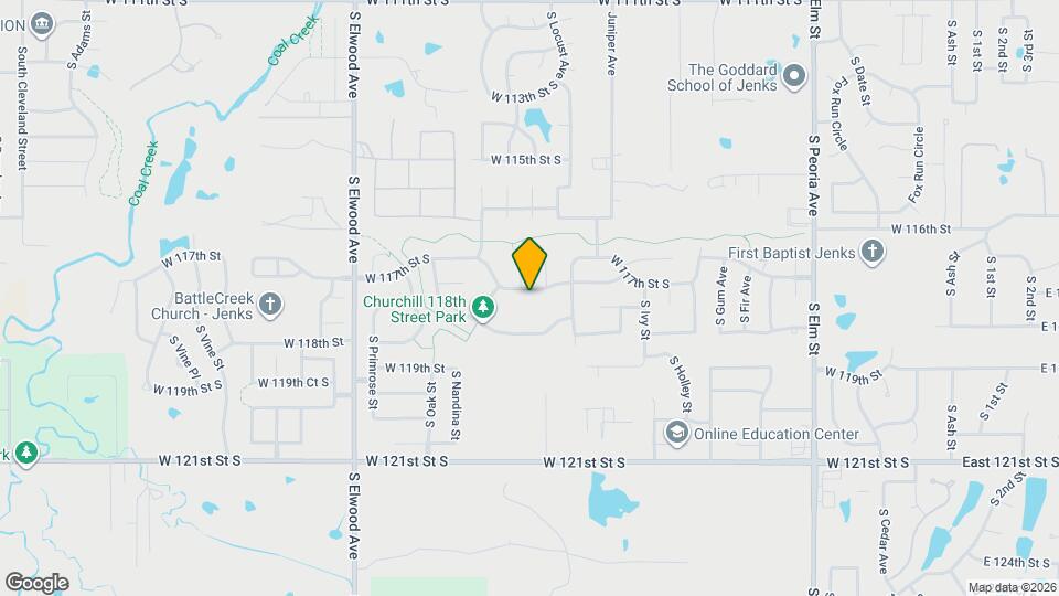 1412 W 117th St S Map and Location Details