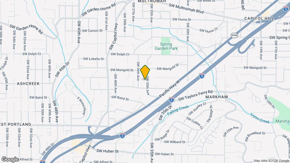 9121 SW 35th Ave Mapa y Detalles de la Ubicación