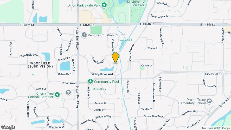 5382 Rippling Brook Way Map and Location Details