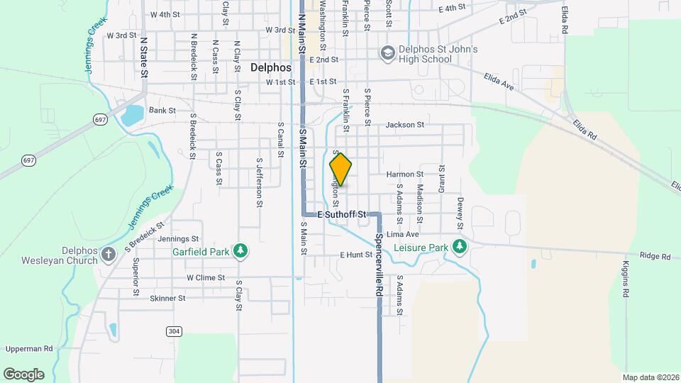 483 S Franklin St Map and Location Details