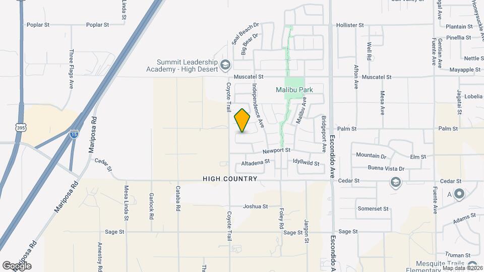 12949 Clear Creek St Map and Location Details