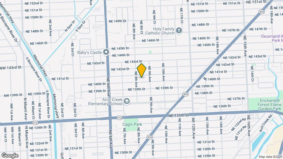 827 NE 140th St Map and Location Details