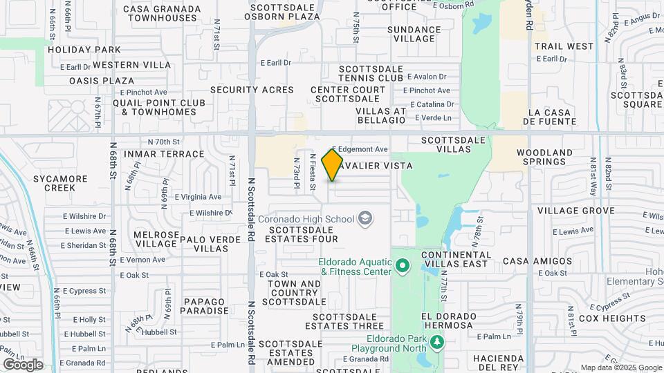 2623 N 74th Pl Map and Location Details