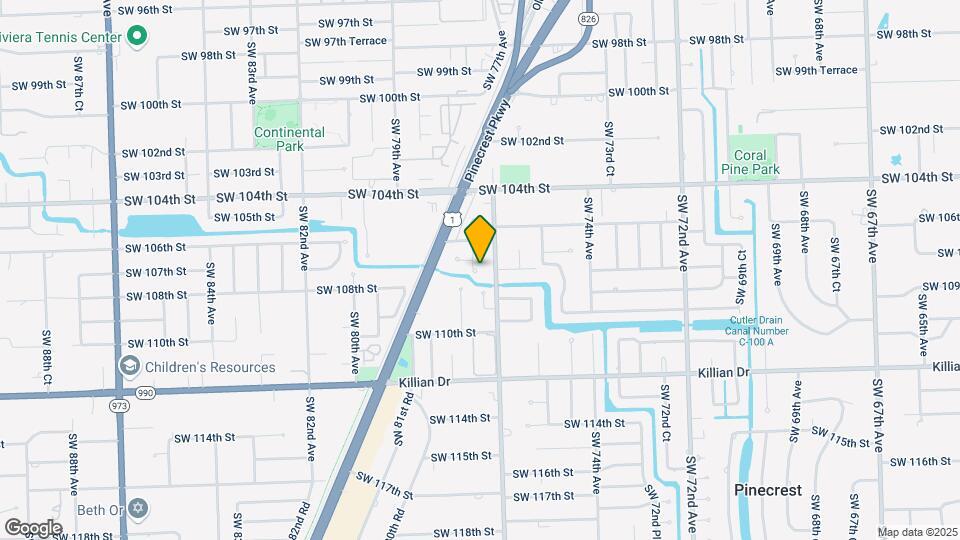 10703 SW 77th Ct, Unit 10703 SW 77 Court Map and Location Details