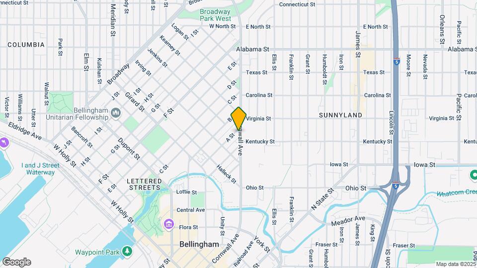 2115 Cornwall Ave Map and Location Details