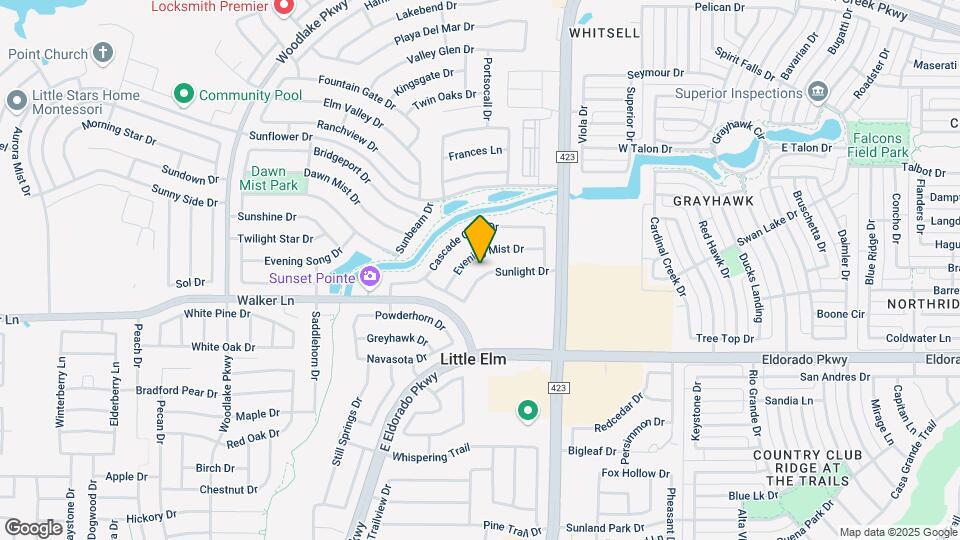 2733 Sunlight Dr Map and Location Details