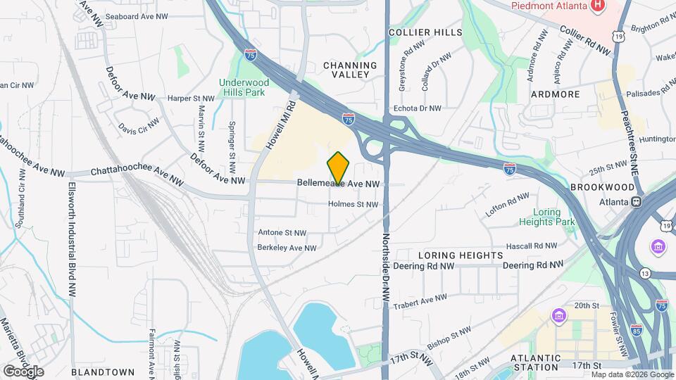 694 Bellemeade Ave NW Map and Location Details