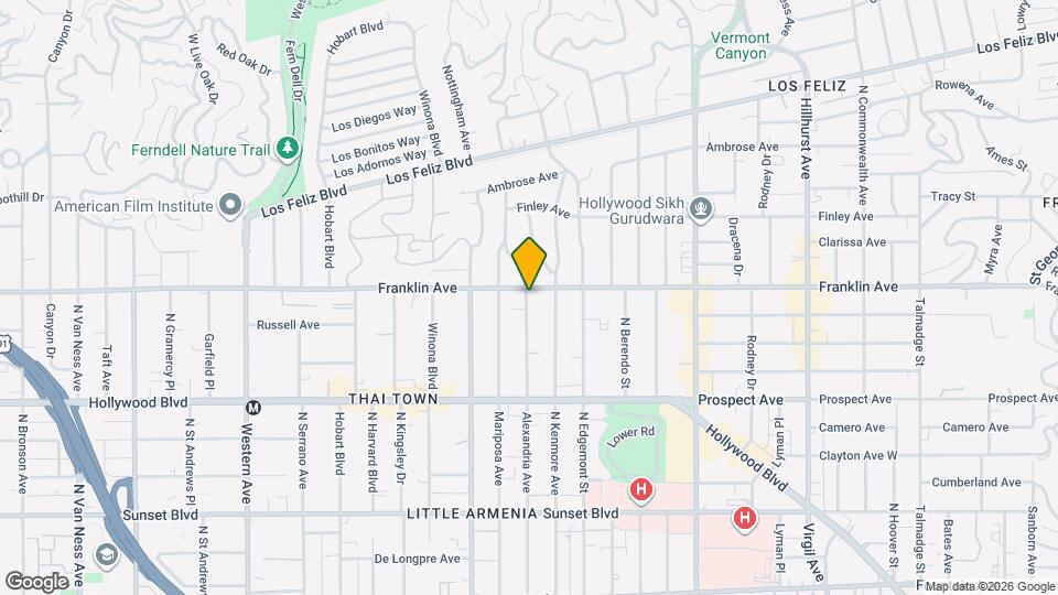 1872 Alexandria Ave Map and Location Details