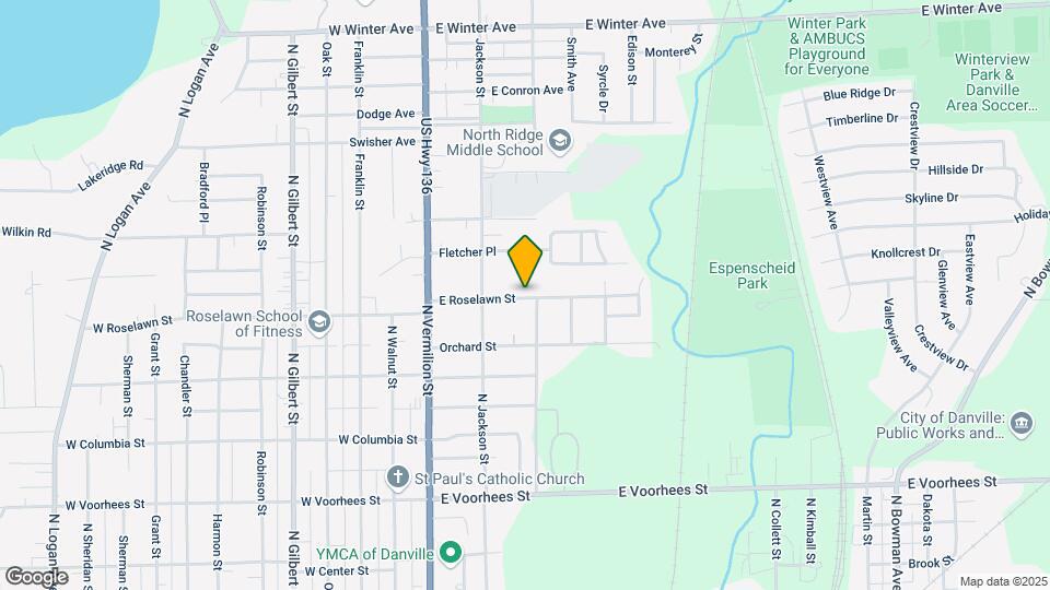 217 E Roselawn St Map and Location Details