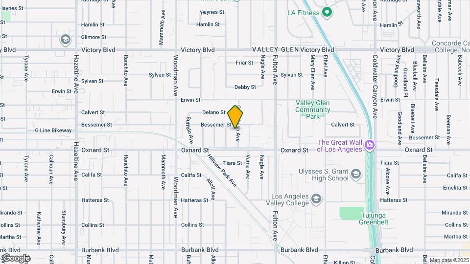 6039 Greenbush Ave Map and Location Details
