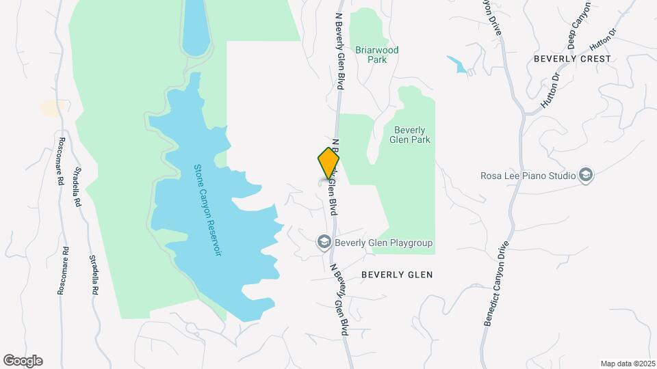 2377 N Beverly Glen Blvd Map and Location Details