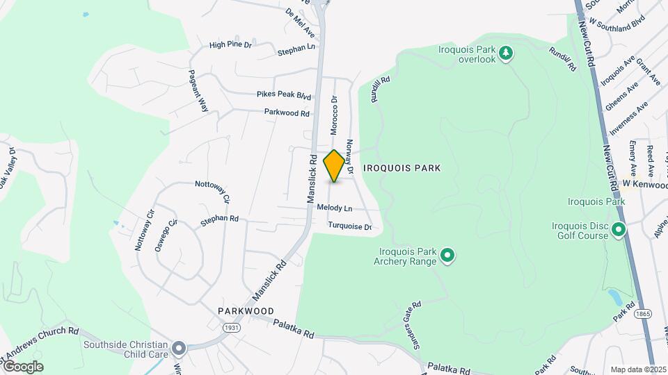 6803 Mariposa Dr Map and Location Details
