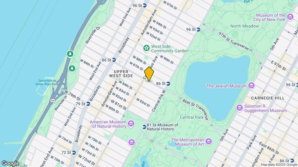 40 W 86th St Map and Location Details