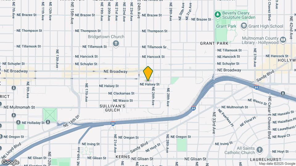 2505-2511 NE Halsey St Map and Location Details