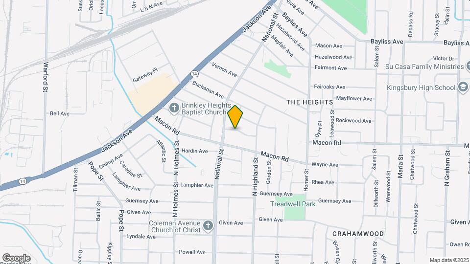 3443 Rosamond Ave Map and Location Details