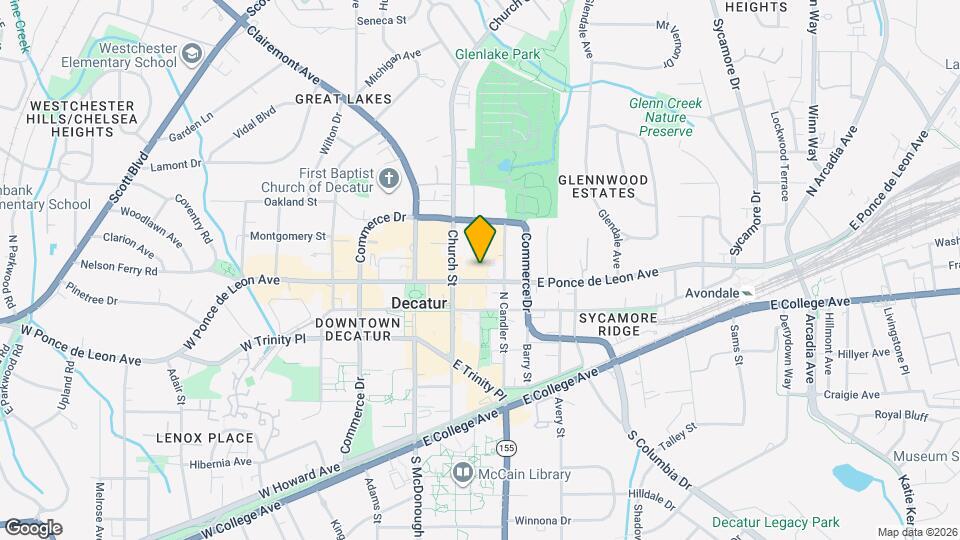 230 E Ponce de Leon Ave, Unit 328 Mapa y Detalles de la Ubicación