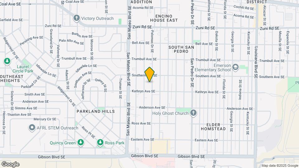 925 Palomas Dr SE Map and Location Details