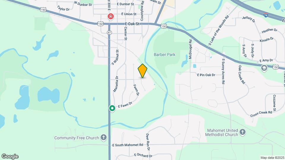 1102 S Garden Ct Map and Location Details