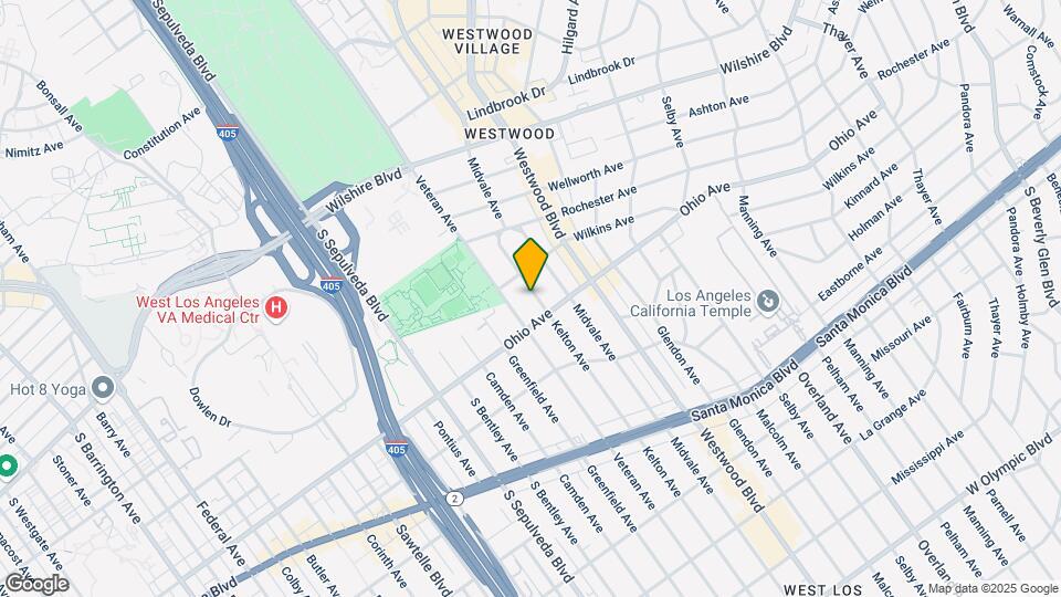1440 Veteran Ave Mapa y Detalles de la Ubicación