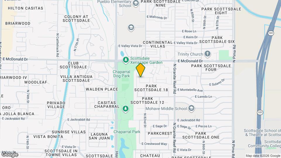 5849 N 81st St Map and Location Details