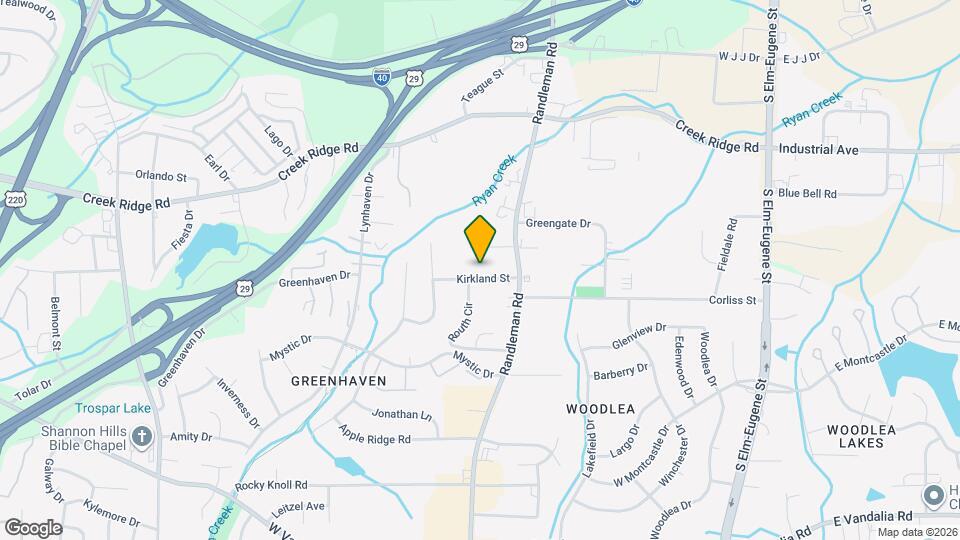 412 Kirkland St Map and Location Details