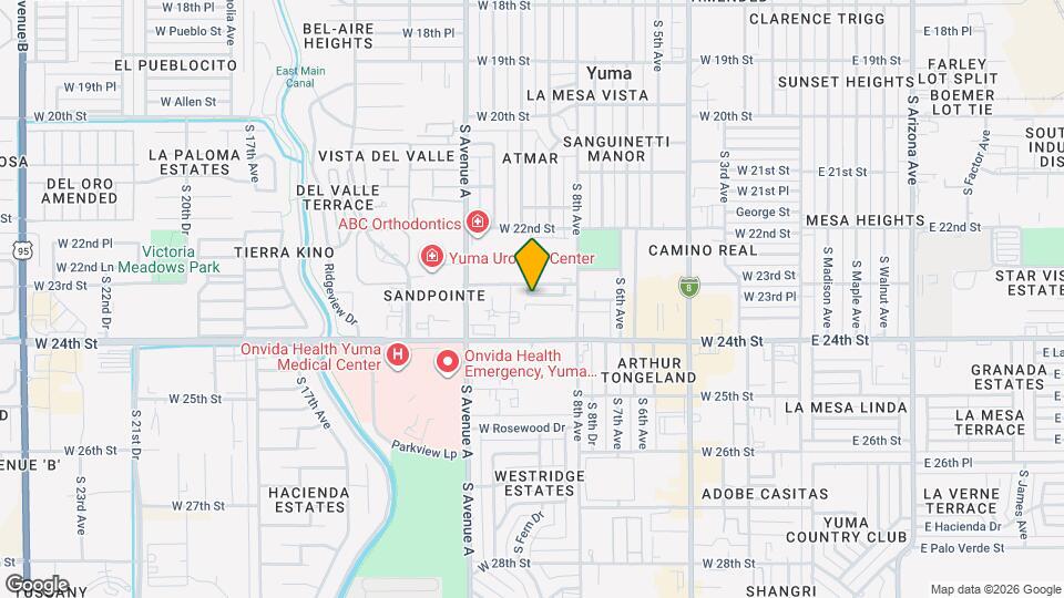 953 W Cortez Ln Map and Location Details