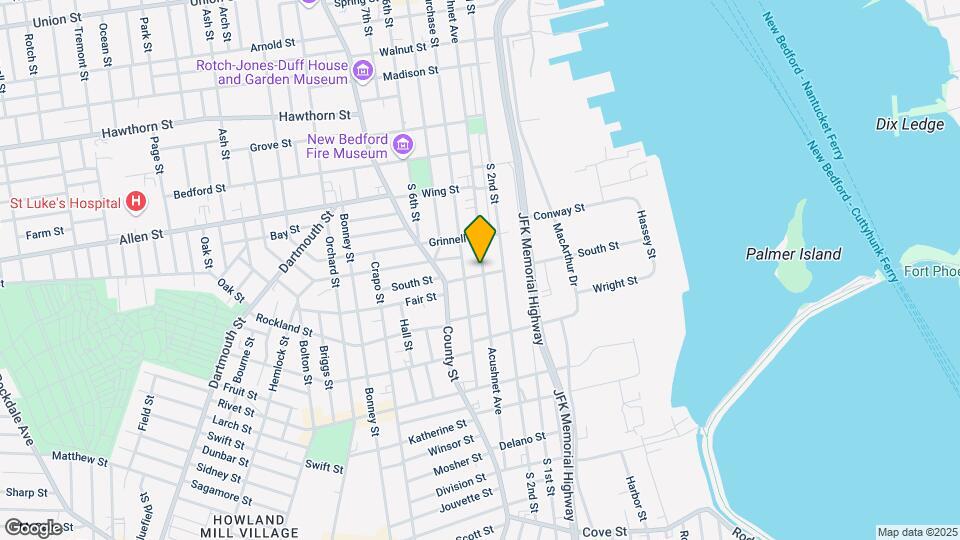 113 Acushnet Ave, Unit #3 Mapa y Detalles de la Ubicación