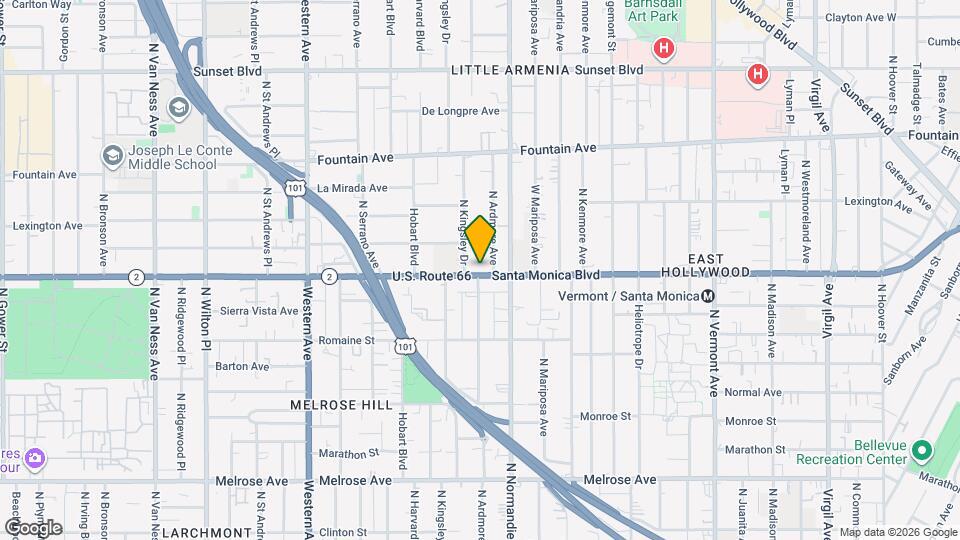 5165-5165 1/2 Santa Monica Blvd Map and Location Details
