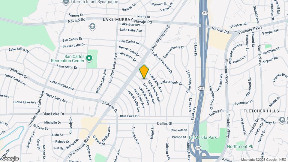 6347 Lake Arago Ave Map and Location Details