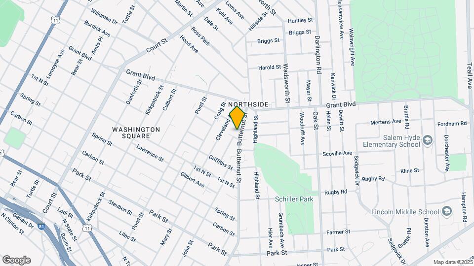 1339 Butternut St-Unit -3 Map and Location Details