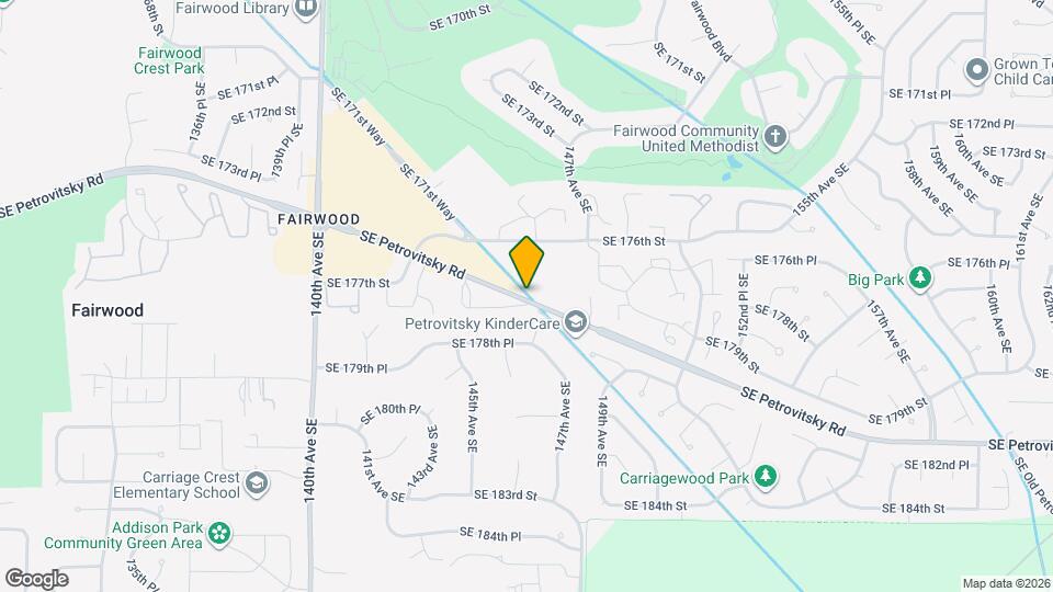Fairwood Pond Luxury Apts Map and Location Details
