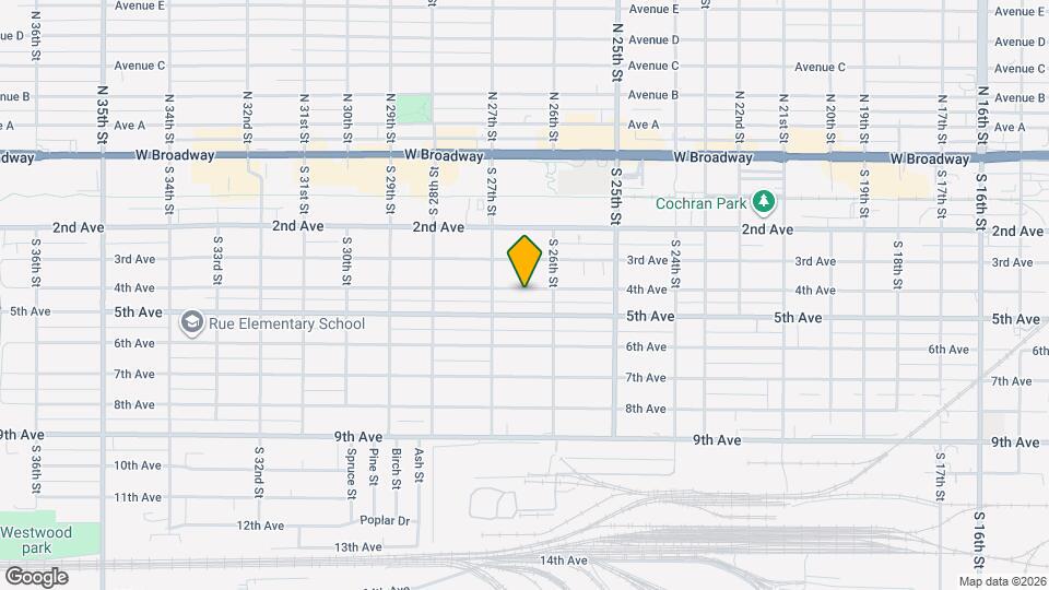 2625 4th Ave Map and Location Details