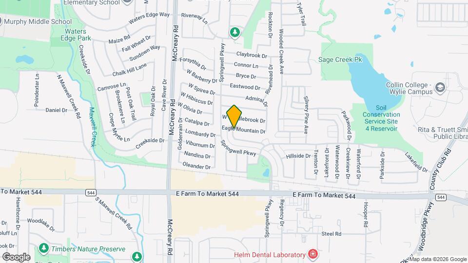 3304 Creekwood Dr Map and Location Details