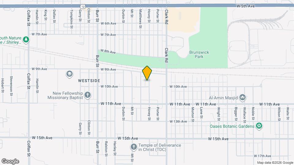 974 Hovey St Map and Location Details