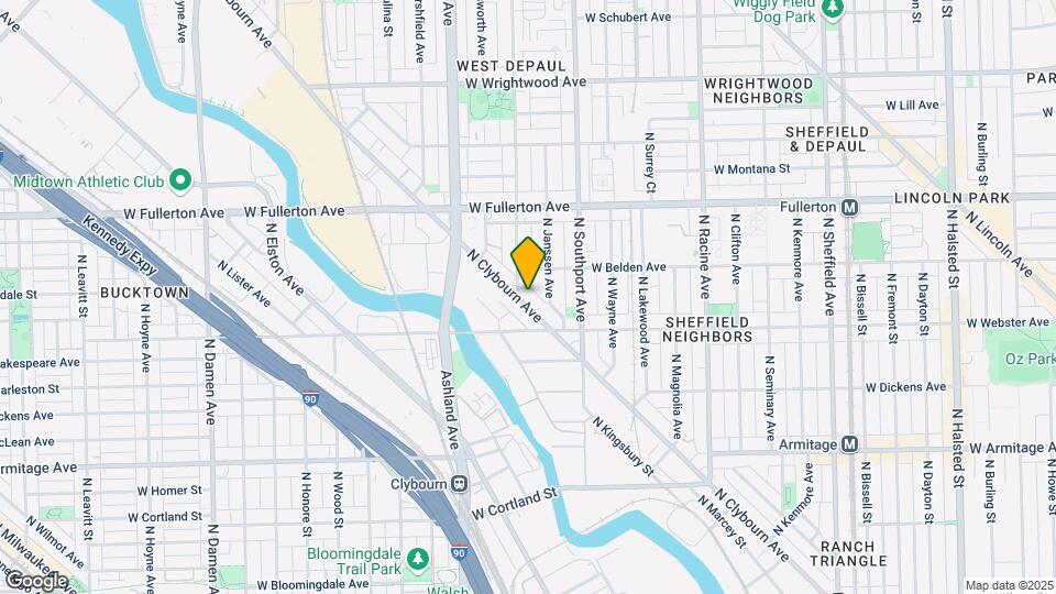2241 N Clybourn Ave Map and Location Details