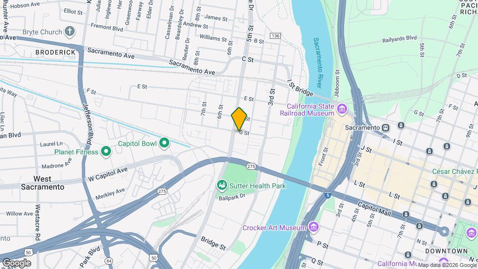 425 G St Map and Location Details