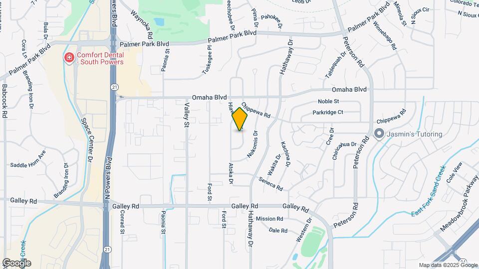 1342 Hiawatha Dr Map and Location Details